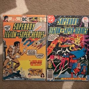 DC Comics Superboy vintage comic books #216 & #233